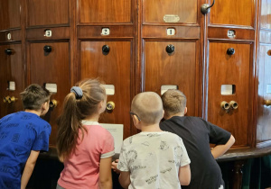 Klasa 3b w Muzeum Kinematografii w Łodzi.