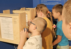 Klasa 3b w Muzeum Kinematografii w Łodzi.