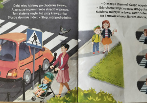 Bezpieczni w szkole i poza szkołą_historyjka na temat bezpieczeństwa.