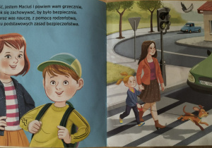 Bezpieczni w szkole i poza szkołą_historyjka na temat bezpieczeństwa.