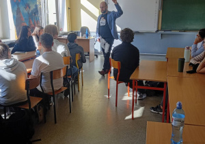 Spotkanie z ekonomią w klasach ósmych.