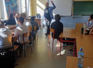 Spotkanie z ekonomią w klasach ósmych.
