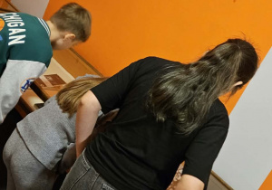 Klasa 3b w Muzeum Oświaty Ziemi Łódzkiej.