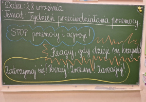 STOP przemocy! – uczmy się reagować_klasa 2a_przykładowe hasła przewodnie.