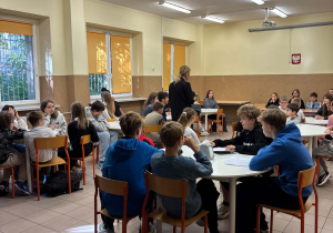 Dabata kandydatów do Samorządu Uczniowskiego.