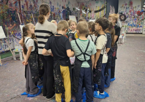Niezwykła lekcja arteterapii! Klasa 2a w Studio Pana Kleksa.