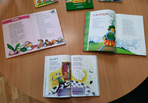 Biblioteczna wystawka poświęcona Julianowi Tuwimowi.