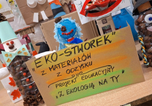 Jesienne EKO-stworki w klasie 2a_projekt "Z ekologią na Ty".