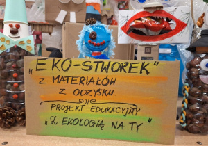 Jesienne EKO-stworki w klasie 2a_projekt "Z ekologią na Ty".
