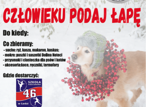 Świąteczna zbiórka "Człowieku podaj łapę"