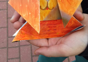 Efekt finalny sztuki origami.