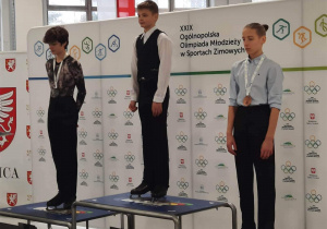 Kategoria Soliści Juniorzy Młodsi A_ Jan Gułaj (kl. 8b) i 3 miejsce na podium