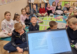 Klasa 1a w swojej pracowni nr 8.